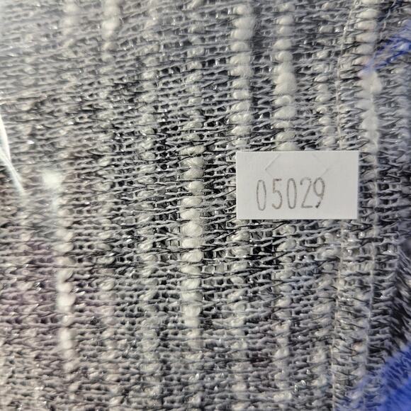 Aeropostale Sweater Womens Medium Gray White Open Back Scoop Y2K Casual Everyday - Picture 11 of 11